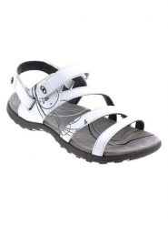 Kimberfeel Sandały "Sina" w kolorze białym rozmiar: 36. Białe sandały damskie Kimberfeel, bez wzorów, bez obcasa. Za 121.99 zł.