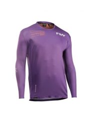 Koszulka rowerowa enduro NORTHWAVE Edge 2 Jersey LS. Fioletowe t-shirty sportowe męskie Northwave, l, z jersey, bez ramiączek, na fitness i siłownię. Za 210.00 zł.