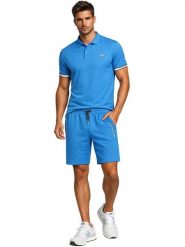 Geographical Norway Koszulka polo "Koliar" w kolorze niebieskim rozmiar: S. Niebieskie koszulki polo męskie Geographical Norway, s, bez wzorów, z bawełny, bez ramiączek. Za 83.22 zł.