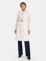 Guess Płaszcz przejściowy W5BL25 W2672 Écru Regular Fit. Płaszcze damskie Guess, xxl, z aplikacjami, z syntetyku. Za 609.99 zł.