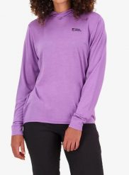 Bluza z kapturem damska Mons Royale Pivot Merino Long Sleeve Hood. Fioletowe bluzy z kapturem damskie Mons Royale, m, z materiału. Za 456.49 zł.
