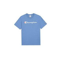 Koszulka męska Champion SS Tee. Niebieskie t-shirty sportowe męskie CHAMPION, m, bez ramiączek. Za 135.84 zł.