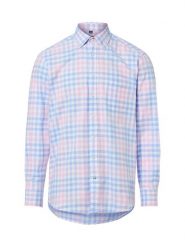 Nils Sundström koszula casual Mężczyźni Regular Fit Bawełna różowy|niebieski, M. Czerwone koszule męskie Nils Sundström, m, bez wzorów, z bawełny, bez kołnierzyka, bez ramiączek. Za 119.95 zł.