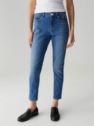 OPUS Dżinsy "Enja" - Skinny fit - w kolorze niebieskim rozmiar: 40/L28. Niebieskie jeansy damskie Opus. Za 209.95 zł.