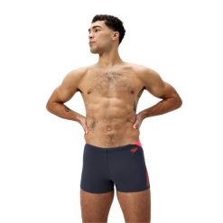 Spodenki kąpielowe męskie Speedo Hyperboom Spl Asht. Czarne kąpielówki męskie Speedo, m, bez wzorów, z materiału, do pływania. Za 189.99 zł.