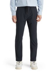 Scotch & Soda Spodnie w kolorze granatowym rozmiar: W32/L32. Niebieskie spodnie materiałowe męskie Scotch & Soda, bez wzorów, z materiału. Za 140.53 zł.
