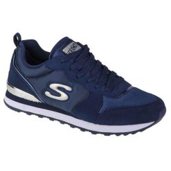 Buty do chodzenia damskie, Skechers OG 85. Niebieskie buty sportowe na co dzień damskie Skechers, bez wzorów, z materiału, trekkingowe, Skechers Sport. Za 219.99 zł.