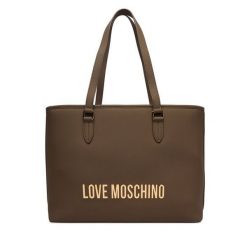 Torebka LOVE MOSCHINO. Brązowe torebki klasyczne damskie Love Moschino, bez wzorów, bez dodatków. Za 1,049.00 zł.
