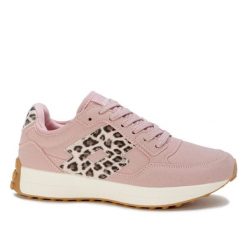 Buty damskie sneakersy sportowe Lotto CALENTO AN. Czerwone buty sportowe na co dzień damskie Lotto, bez wzorów, z jeansu, trekkingowe. Za 139.00 zł.