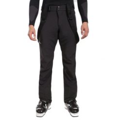 Spodnie narciarskie Kilpi Rhea. Czarne spodnie materiałowe męskie Kilpi, bez wzorów, sportowe. Za 422.05 zł.