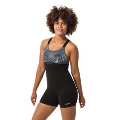 Strój jednoczęściowy do gimnastyki w wodzie/aquabike damski Nabaiji Elea Bul. Białe stroje jednoczęściowe damskie NABAIJI, xl, bez wzorów. Za 129.99 zł.