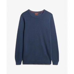 Bluza Superdry Essentials. Niebieskie bluzy bez kaptura męskie Superdry., l. Za 302.35 zł.