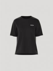 Bjorn_borg BORG ESSENTIAL ACTIVE T-SHIRT damski – BLACK BEAUTY. Czarne t-shirty damskie Björn Borg, xs, bez wzorów, bez kołnierzyka. Za 174.50 zł.
