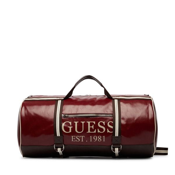 Torba podróżna Guess. Czerwone torebki klasyczne damskie Guess, z aplikacjami, bez dodatków. Za 674.99 zł.