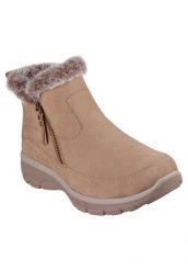 SKECHERS EASY GOING COOL ZIP Brązowy. Brązowe obuwie trekkingowe damskie Skechers. Za 430.50 zł.