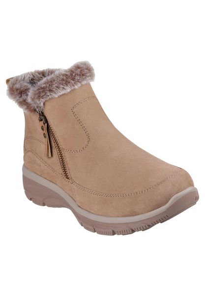 SKECHERS EASY GOING COOL ZIP Brązowy. Brązowe obuwie trekkingowe damskie Skechers. Za 430.50 zł.
