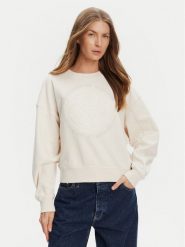 Guess Bluza W5YQ07 KB681 Écru Regular Fit. Bluzy bez kaptura damskie Guess, xxl, z syntetyku. Za 299.99 zł.