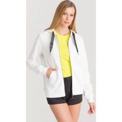 BLUZA Armani Exchange. Białe bluzy z kapturem damskie Armani Exchange, l, z materiału. Za 335.40 zł.