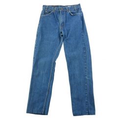 Second life - Levi Strauss spodnie męskie regular fit - Jak nowy. Niebieskie spodnie materiałowe męskie Levi's, bez wzorów, z jeansu, casualowe. Za 149.06 zł.