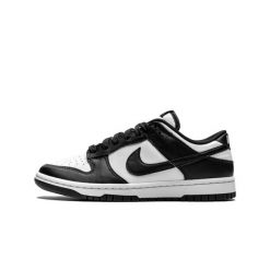 Buty do chodzenia dla dorosłych Nike Dunk Low White Black (Panda). Białe buty sportowe na co dzień damskie Nike, bez wzorów, z koronki, do koszykówki. Za 467.00 zł.