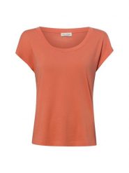 Marc O'Polo koszulka z dzianiny Kobiety Bawełna (100%) pomarańczowy, XXL. Brązowe t-shirty damskie Marc O´Polo, xxl, bez wzorów, z bawełny, bez kołnierzyka. Za 139.95 zł.