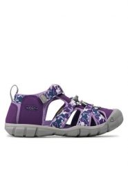 Keen Sandały Seacamp II Cnx 1026322 Fioletowy. Fioletowe sandały dziewczęce Keen, ze skóry, bez zapięcia. Za 179.99 zł.