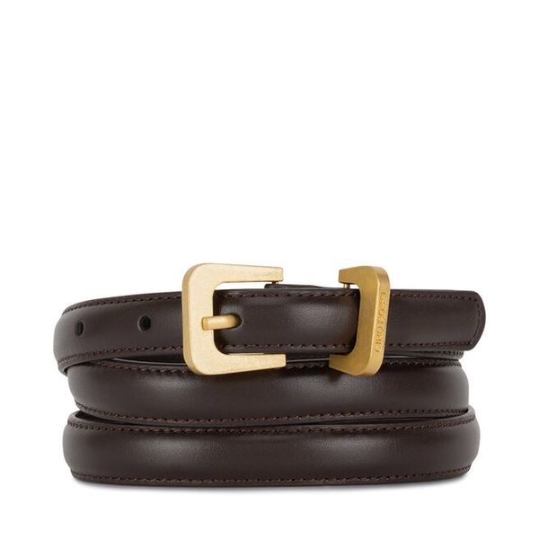 Pasek Damski GINO ROSSI. Brązowe paski damskie Gino Rossi, bez wzorów. Za 99.99 zł.