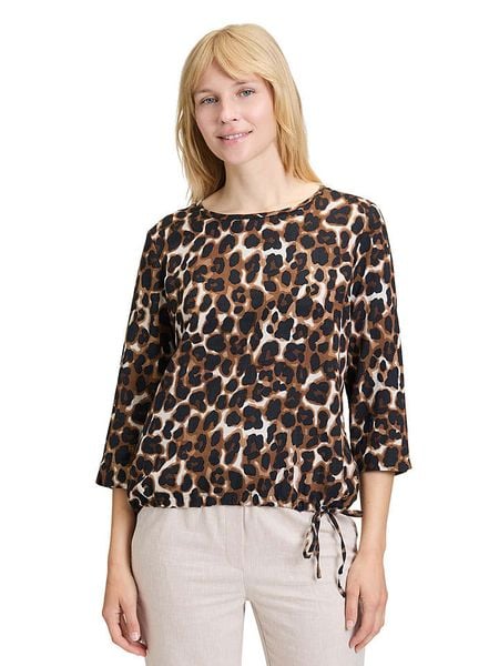 BETTY & CO Bluzka w kolorze brązowo-czarnym rozmiar: 36. Brązowe bluzki damskie Betty & Co., bez wzorów, bez kołnierzyka, bez ramiączek. Za 76.95 zł.