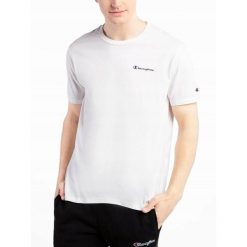 Koszulka T-shirt na co dzień męska CHAMPION bawełna. Czarne t-shirty męskie CHAMPION, m, bez wzorów, z bawełny, bez kołnierzyka. Za 96.00 zł.