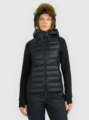 4F Kurtka puchowa w kolorze czarnym rozmiar: M. Czarne kurtki damskie 4f, m, bez wzorów, z puchu, bez kaptura. Za 340.18 zł.