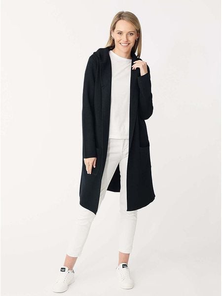 Zwillingsherz Kardigan "Janina" w kolorze czarnym rozmiar: L/XL. Czarne kardigany damskie Zwillingsherz, l, bez wzorów. Za 214.95 zł.