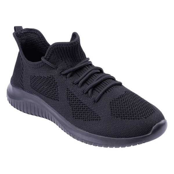 Męskie Buty Sportowe Emidy. Czarne buty sportowe na co dzień męskie MARTES ESSENTIALS, z materiału, bez zapięcia. Za 51.99 zł.