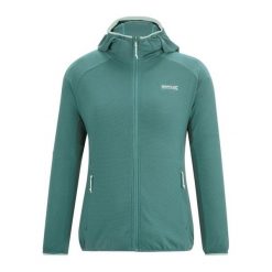 Damska Bluza Polarowa Huntdale Fleece Jacket. Zielone bluzy bez kaptura damskie Regatta, z polaru. Za 159.99 zł.