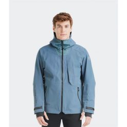 Kurtka przeciwdeszczowa z kapturem Horse Pilot Element. Niebieskie kurtki męskie HORSE PILOT, bez wzorów, sportowe, z kapturem. Za 1,583.60 zł.