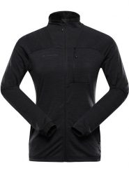 Alpine Pro Kurtka polarowa "Onneca 3" w kolorze czarnym rozmiar: XL. Czarne kurtki damskie Alpine Pro, xl, bez wzorów, z materiału, bez kaptura. Za 185.76 zł.