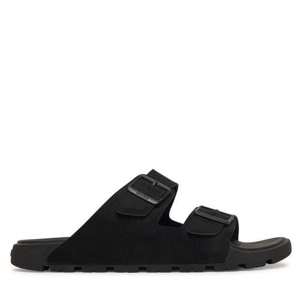 Klapki BOSS. Czarne klapki i japonki męskie Boss. Za 449.99 zł.