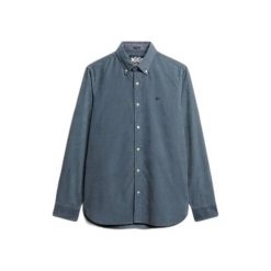 Koszula Superdry. Niebieskie koszule męskie Superdry., xl, bez wzorów, prążkowane, bez kołnierzyka, bez ramiączek. Za 280.80 zł.