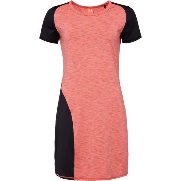 Sukienka damska LOAP Masda pomarańczowa M. Brązowe sukienki damskie LOLË, na co dzień, m, bez wzorów, sportowe, bez kołnierzyka, bez ramiączek, sportowe. Za 98.92 zł.