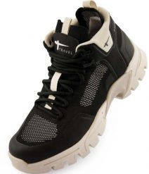 Tamaris Active Hiking czarne damskie buty trekkingowe Flyknit wodoodporne. Czarne obuwie trekkingowe damskie MARIUS. Za 179.00 zł.