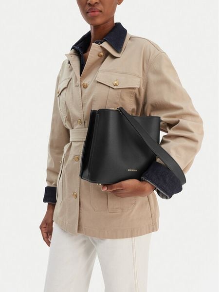 GINO ROSSI Torebka C-LX10291 Czarny. Czarne torebki klasyczne damskie Gino Rossi, bez wzorów, z materiału, bez dodatków. Za 279.99 zł.