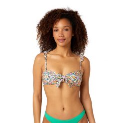 Góra od stroju kąpielowego Rip Curl Afterglow Ditsy Bandeau 3282. Bikini damskie Rip Curl, bez wzorów. Za 89.99 zł.