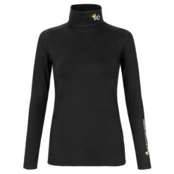 Bluza golf jeździecka damska Equestrian Queen Magdalene ciepła. Niebieskie golfy damskie EQUESTRIAN QUEEN, l, z aplikacjami, bez ramiączek. Za 242.99 zł.