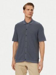 BOSS Koszula H-Nappo 50560494 Niebieski Regular Fit. Niebieskie koszule męskie Boss, l, bez wzorów, z bawełny, bez kołnierzyka, bez ramiączek. Za 799.99 zł.