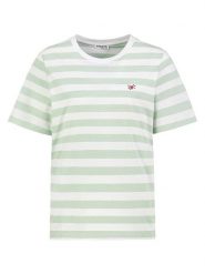 Sublevel Koszulka w kolorze biało-zielonym rozmiar: XS. Białe t-shirty damskie Sublevel, xs, bez wzorów, z bawełny, bez kołnierzyka. Za 52.79 zł.