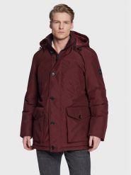 Boss Kurtka zimowa Osiass 50477966 Bordowy Regular Fit. Czerwone kurtki męskie Boss, na zimę, m, bez wzorów, z syntetyku, bez kaptura. Za 1,789.00 zł.