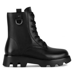 Trapery Lasocki. Czarne trapery damskie Lasocki, bez obcasa. Za 279.99 zł.