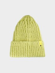 4F Czapka beanie damska - khaki S. Brązowe czapki zimowe damskie 4f, z dzianiny. W wyprzedaży za 29.99 zł.
