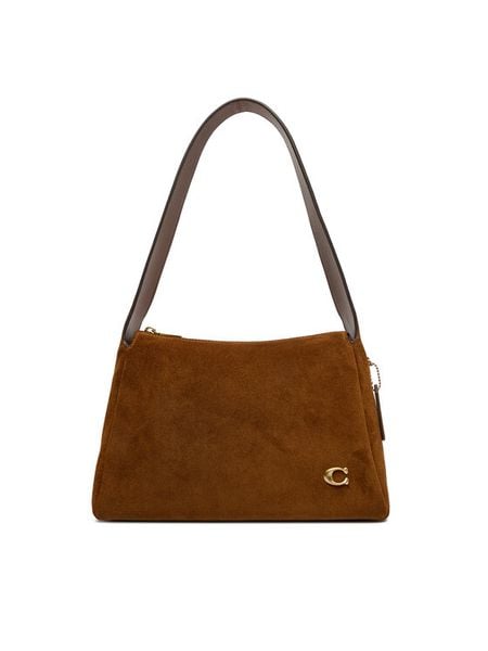 Coach Torebka Lola SB2 CDD06 Miedziany. Brązowe torebki klasyczne damskie Coach, bez wzorów, ze skóry, bez dodatków. Za 1,739.00 zł.