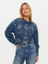 REPLAY Kurtka jeansowa W7Z1 .000.759 53D Niebieski Relaxed Fit. Niebieskie kurtki damskie Replay, xs, bez wzorów, z bawełny, bez kaptura. W wyprzedaży za 419.99 zł.