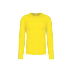 Dwuwarstwowa koszulka z długim rękawem Proact. Żółte t-shirty damskie PROACTION, l, bez wzorów, z elastanu, bez kołnierzyka. Za 159.50 zł.